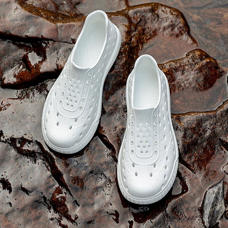 Módní letní pánské dámské pantofle pohodlné venkovní sandály dřeváky plážové pantofle žabky vnitřní domácí pantofle koupelnové boty pro muže