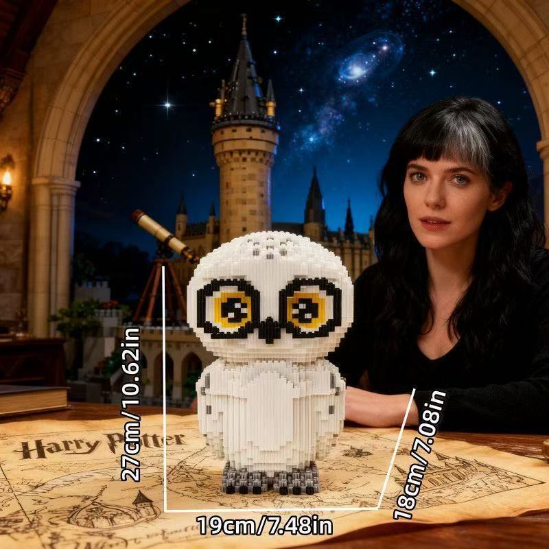 Harry Potter Dobby Baustein Magischer Elf Hedwig Zauberer Modell Zusammensteckbar Mini-Bausteine Figur Spielzeug Für Weihnachtsgeschenk