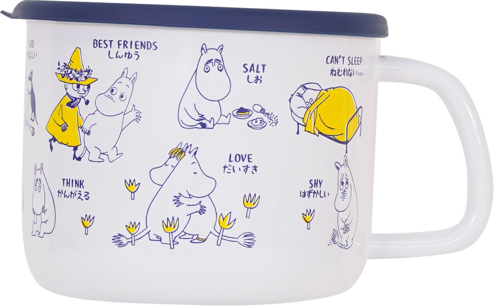 Fuji Enamel Moomin Stockpot 14cm Moomin MOYA-14MP.B