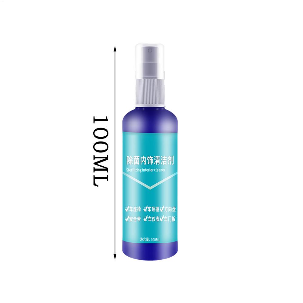 

100 мл Очиститель визора шлема Спрей для ухода за велосипедной экипировкой Освежающий очиститель шлема Дезодоратор Спрей для полировки без воды Омыватель