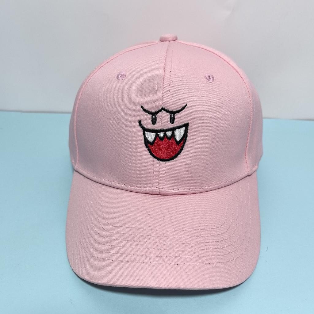 Cartoon Monster Embroidery Baseball Cap, Unisex Adjustable Cotton Dad Hat, Cute Summer Sun Hat For Daily Wear