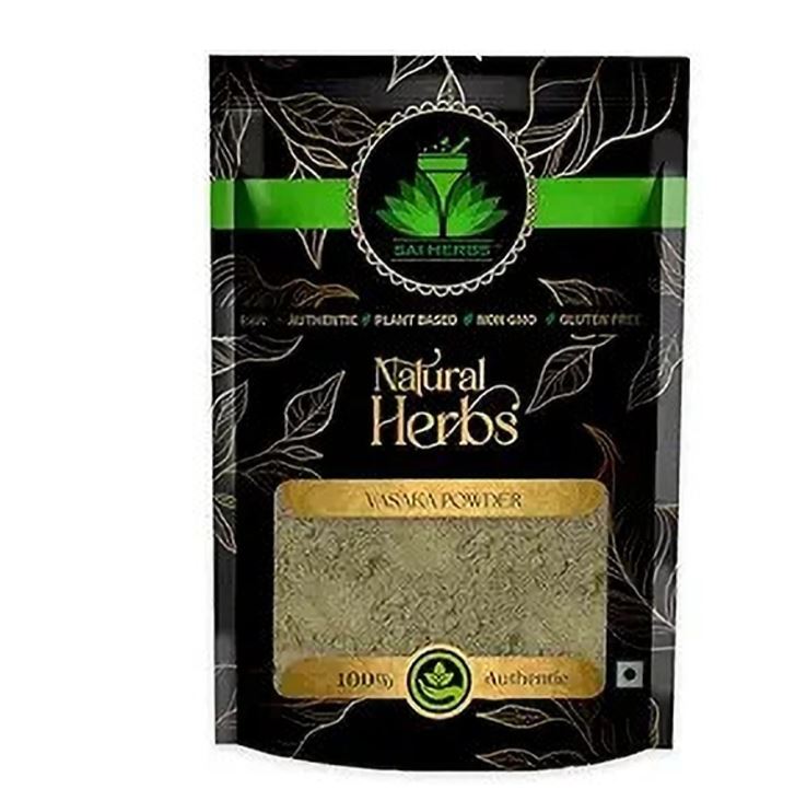 SAI HERBS Dried Vasaka Leaves Powder - Pure & Natural (100 g)
