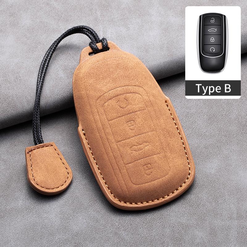 New Sheepskin Car Key Remote Case Cover Shell For Chery Tiggo 4 5X Exeed Txl Tx Lx For Tiggo 7 8 Pro 8 PLUS Arrizo Accessories