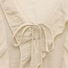 ZR1116 European and American summer new women's clothing laminated decorative ruffle edge French long-sleeved shirt and top