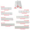 Non-stick Biscuit Mold Cookie Cutter Press Scale Ruler Cutting Mold Kitchen Baking Gadget DIY Biscuit Pastry Cake Baking Tool