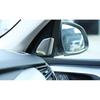 Silver Steel Rear A Post Speaker Frame Cover Trim Fit For BMW X5 F15 2014-2018
