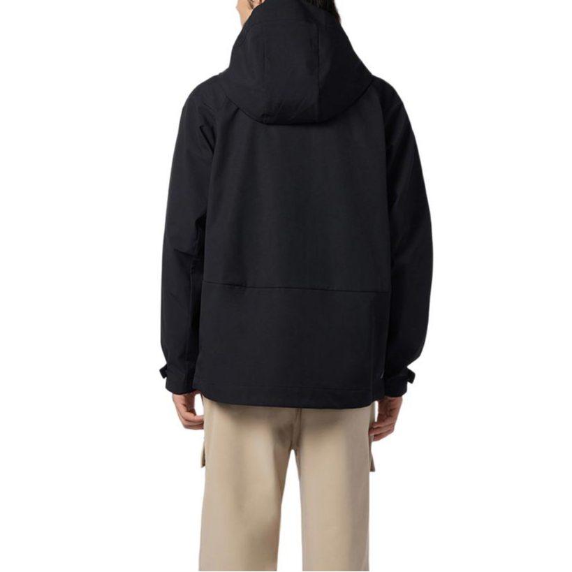 New Balance Jackets Men's Black Hooded Moderate Other 5AD38641-BK