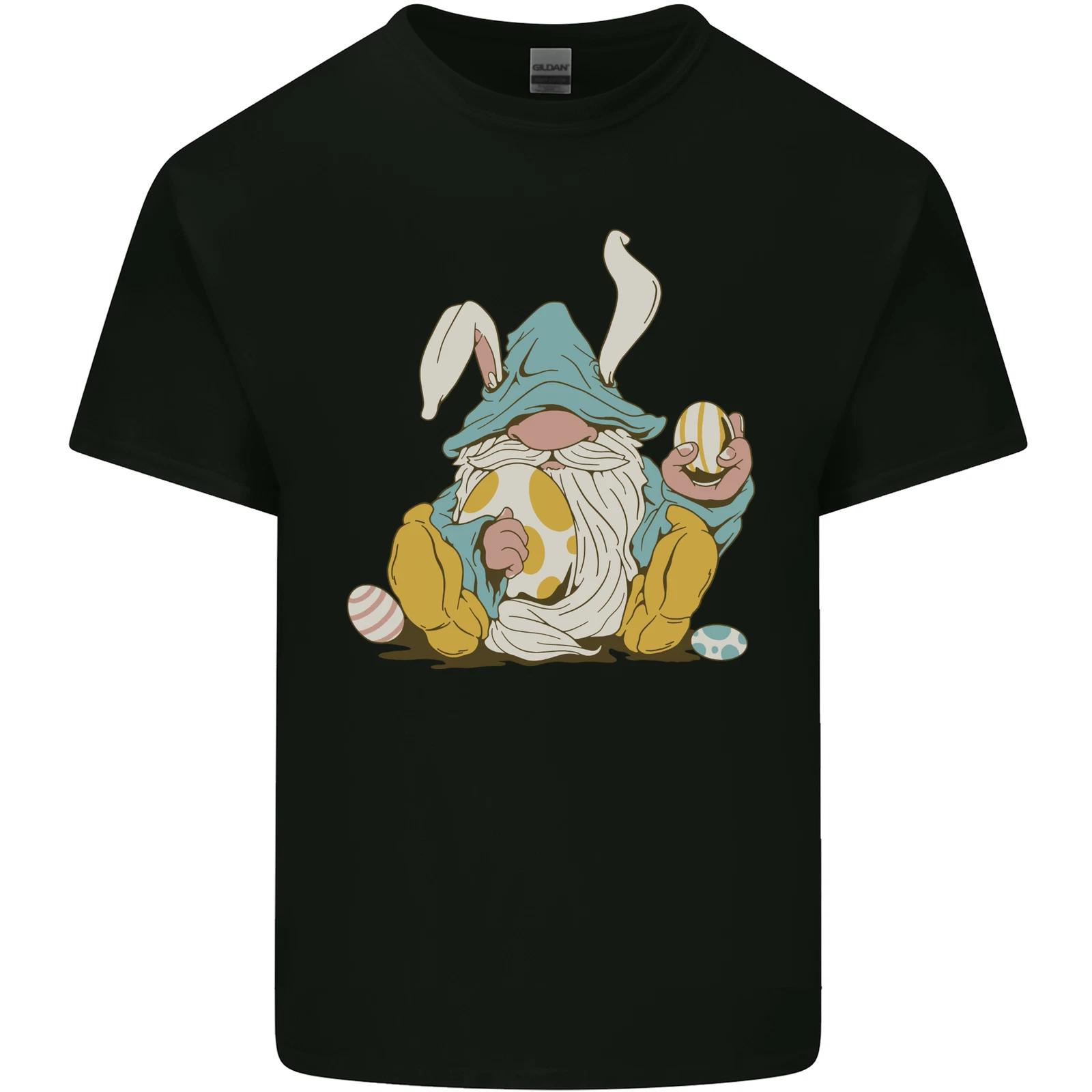 Easter Gnome With Eggs and Bunny Ears Kids T-Shirt Childrens M