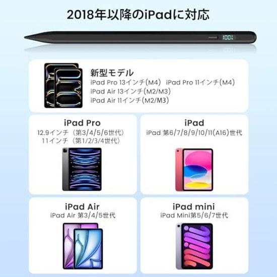 LED battery indicator15-minute fast charging iPad Pencil Mixoo touch pen compatible Apple high sensitivity exclusive stylus ultra-fine level display