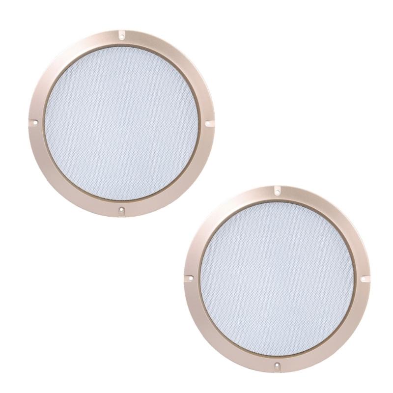 

Set of 2pcs Dustproof Protective Guard With Stable Plastic Frame For Car Sound And Professional Speaker Units 2 inches