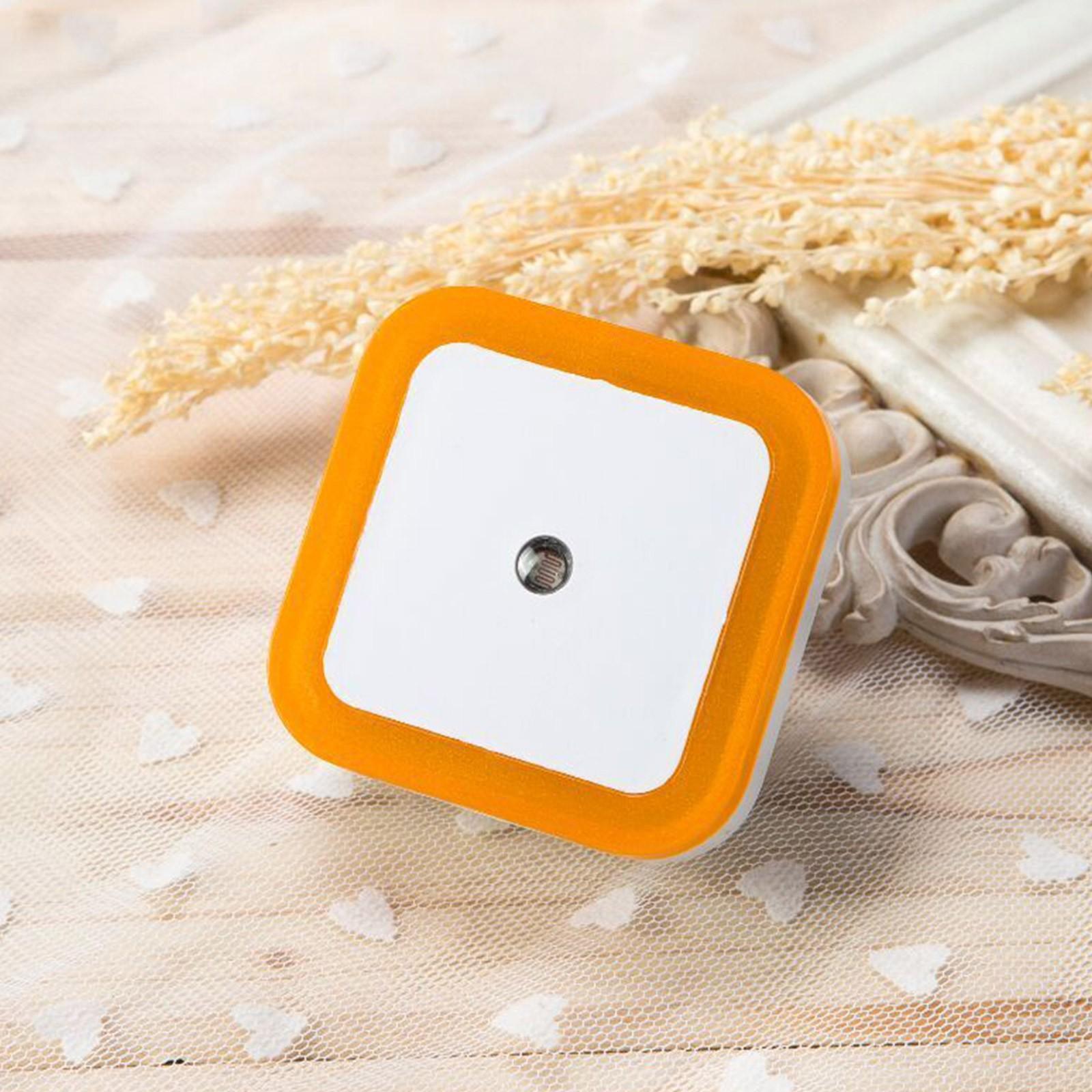 

Светодиодный подключаемый небольшой ночник с интеллектуальным датчиком подходит для детской, взрослой, спальни, украшения дома, лампы One Size жёлтый