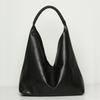 First Layer Cowhide Single Shoulder Female Tote Female Mother Bag Large Capacity Bucket Simple Leather Mobile Phone Bag Female Bag