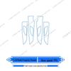 Foton Thunder Interior Protection Kit: Screen Protector, Gear Shift Sticker & Decoration Film for Models 24-26