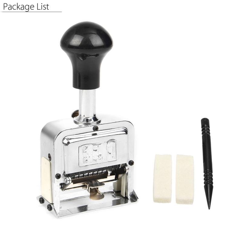 

1 шт. 5/6/7/8 позиционная автоматическая нумерационная машина в цифровую кодировочную страницу, маркирующая машину для глав, цифровой штамп 6 Digit