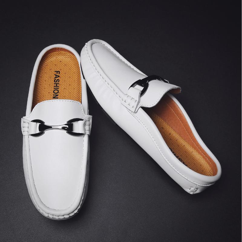Fashion High Quality Genuine Leather Shoes  Men Loafers Shoes Spring Summer Hot Sell Moccasins Men Flats Lightweight Driving Shoes