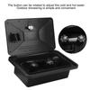 RV Shower Box RV Exterior Shower Box Kit Hot Cold Water Adjustable with Hose Lock Keys Exterior Shower Box for Motorhome