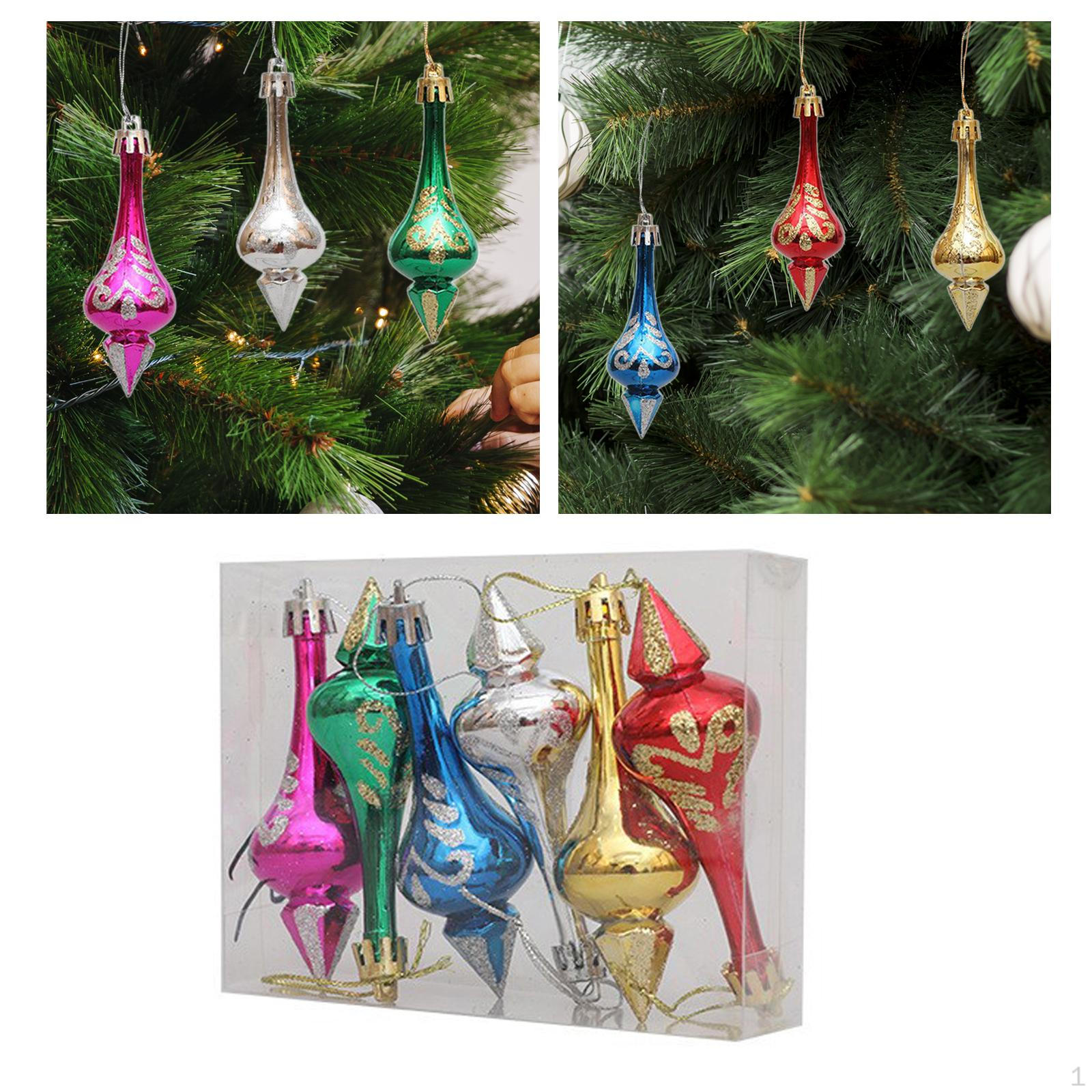 

6x Шары для елки Украшения Рождественский декор Украшение Поделки Подвески для фестивальной гирлянды