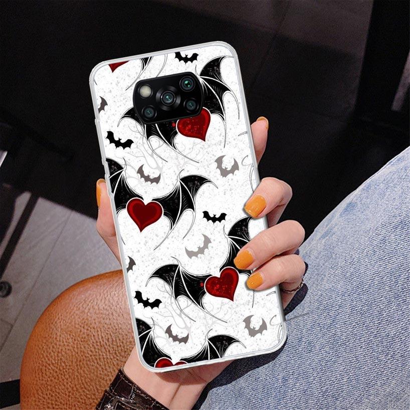 Gothic Vampire Scarlet Art Phone Case For Xiaomi Poco X7 X6 X5 Pro F7 Ultra Redmi 15C 15 13C 13 12C 12 10 10A 10C 9 9A 9C 9T Cov