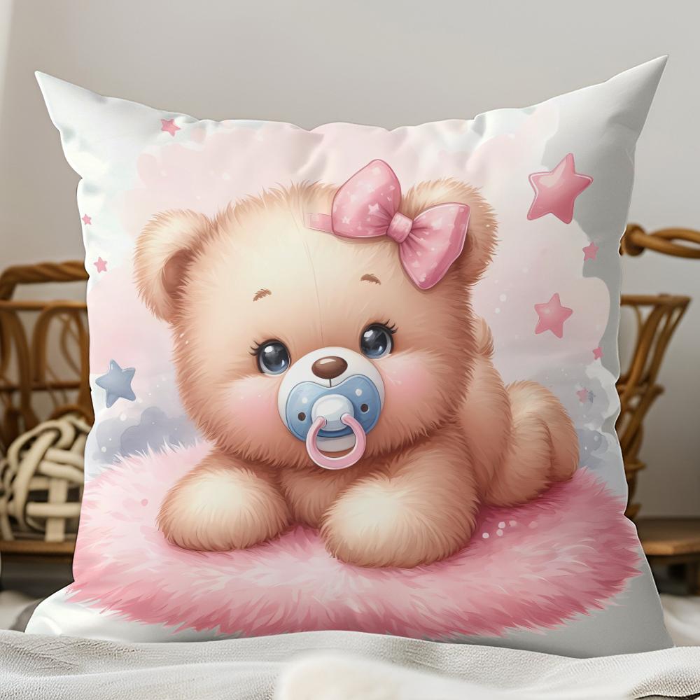 Sweet Dream Bear BABY Pillowcases · Essential for Cozy Nursery DecorLiving Room Sofa Cushion Cover, Bedroom Room Decoration