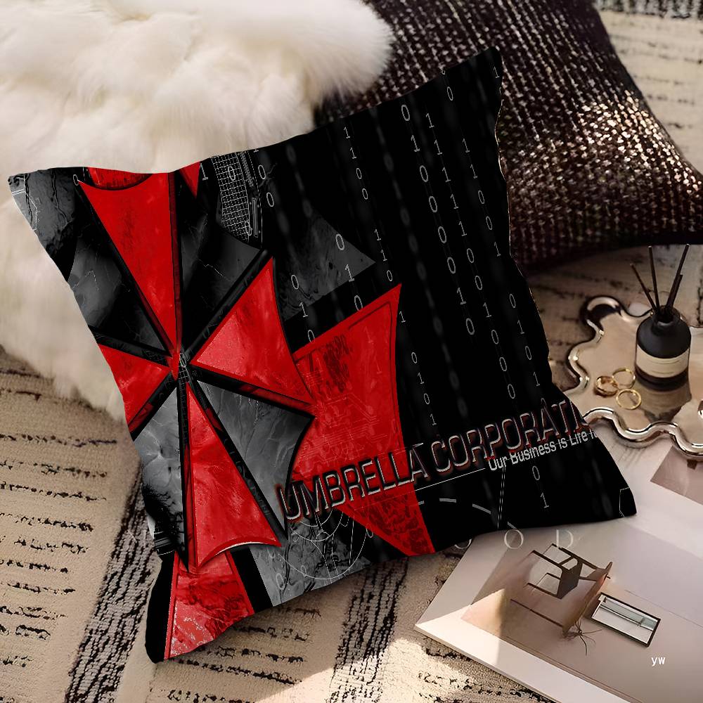 GAME E-Evils Cool R-Resident Cushion Cover Polyester Sofa Cushions Decorative Throw Pillows Home Decoration Pillowcover 30x30cm
