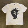 Make Money for Charity 260G Heavy Pure Cotton! American Oversize COUPLE'S Women Loose Short Sleeve T-shirt Men
