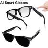 4K HD AI Smart Glasses Chat GPT Bluetooth Call Music Headphones With Camera Recording Voice Assistant Sunglasses for Women Men