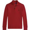 Polo Sweatshirt Ss24 Solid Color Stand Collar Half Zip Long Sleeve Kids Tops Red 323953023-006