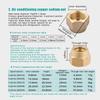 1 Stück 2 3 4 5 mm Schnellverbinder Gerades Rohrverlängerungsstück Schweißfreie Fittings Mit Bördelmuttern Kupferverbinder