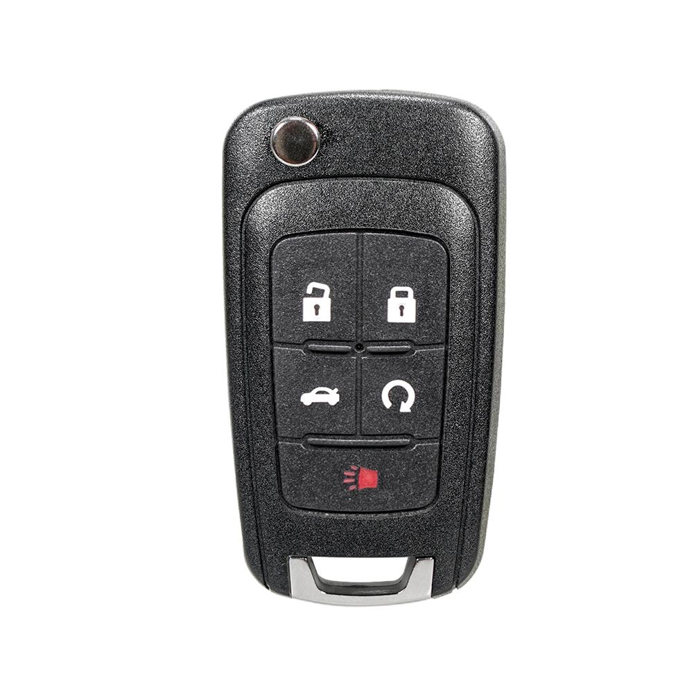 Étui porte-clés 2/3/4/5 boutons Boîtier de clé de voiture Coque de clé intelligente pour Chevrolet Camaro Malibu 2010-2016 pour Opel Astra Insignia Zafira