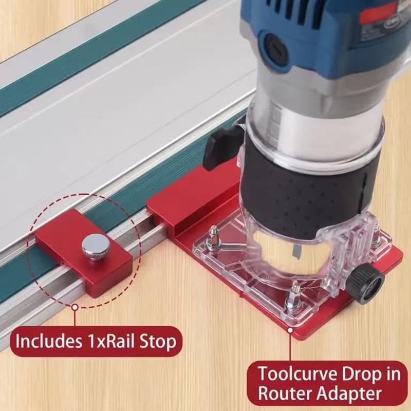 Universals Rail System Compatible Milling Guide Brackets Featuring Adjustable Height and Precisions Limit Control