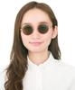 Kulaté UV kovové kulaté brýle [Zoff] Sluneční brýle, Ochrana, Rám, Pánské, Dámské, Stylové, [ZP182G15_56E1 ZP182G15-56E1 Zlaté]