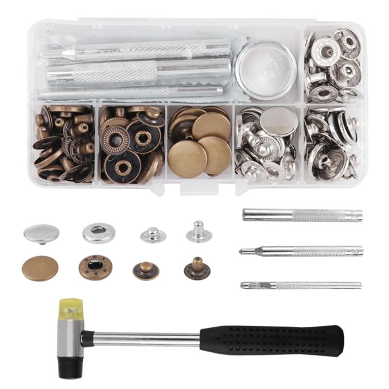 15 MM Botões de Pressão Para Costura de Roupas Para Costurar Vestuário Bolsas e Acessórios Calças Jeans Botões de Pressão Acessório de Reparo