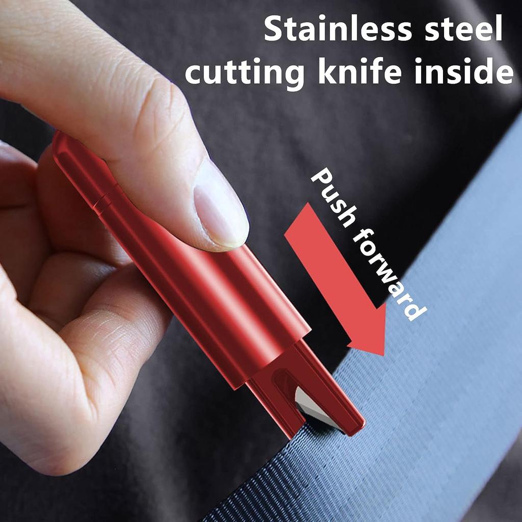 2 In 1 Car Emergency Safety Hammer, Car Accessories with Belt Cutter, Window Breaker, Car Emergency Tool, Multifunctional Window Break