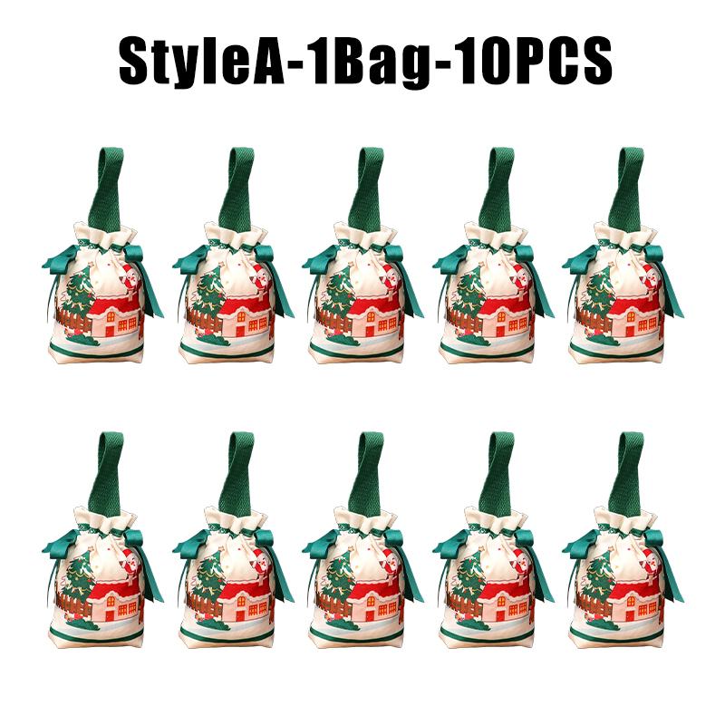 

Kids Christmas Party Favor Bags for Candy and Apples Creative Holiday Gift Sacks for Xmas Eve Festive Childrens Treat Packaging 9 5 21cm