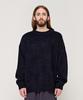 CARGOBROS Cb Wool Wind-Knit Round Knit (Navy)