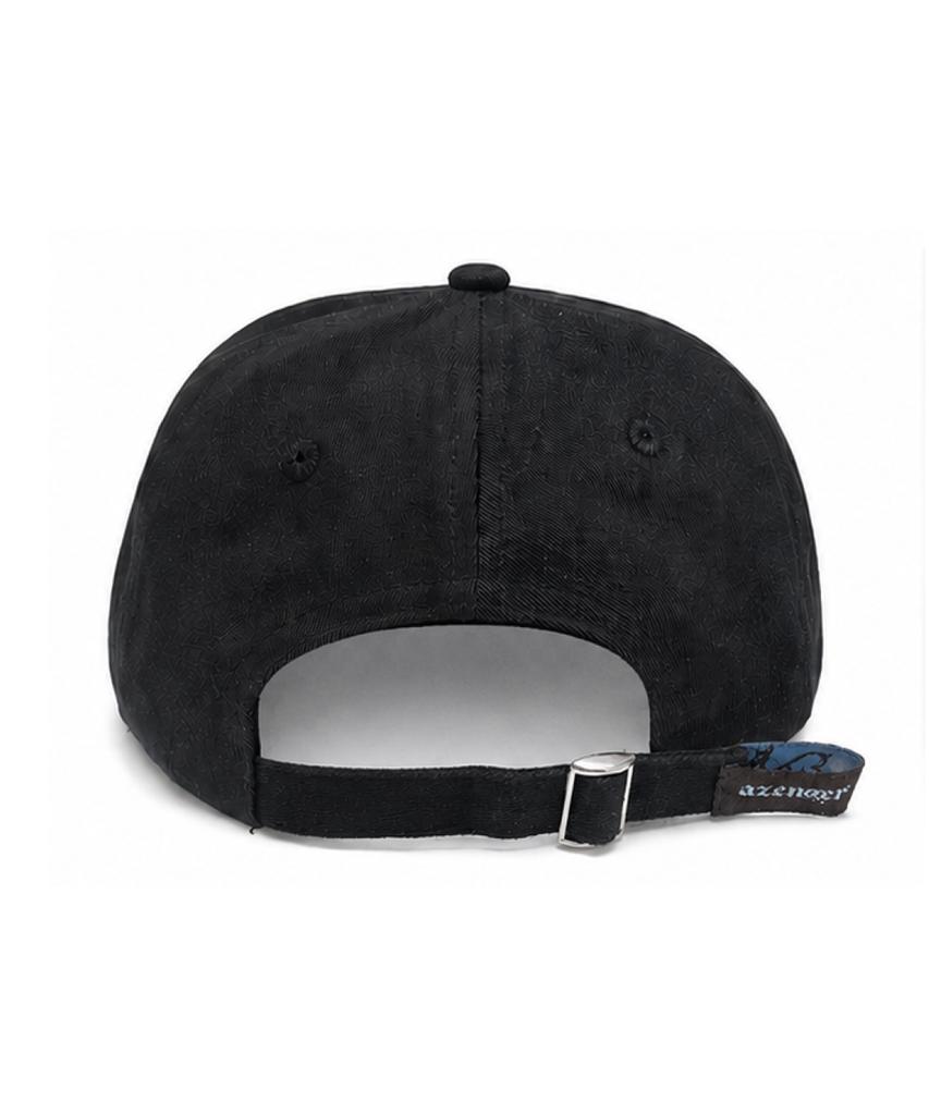 AZENDER Flat Snap Cap Large Black
