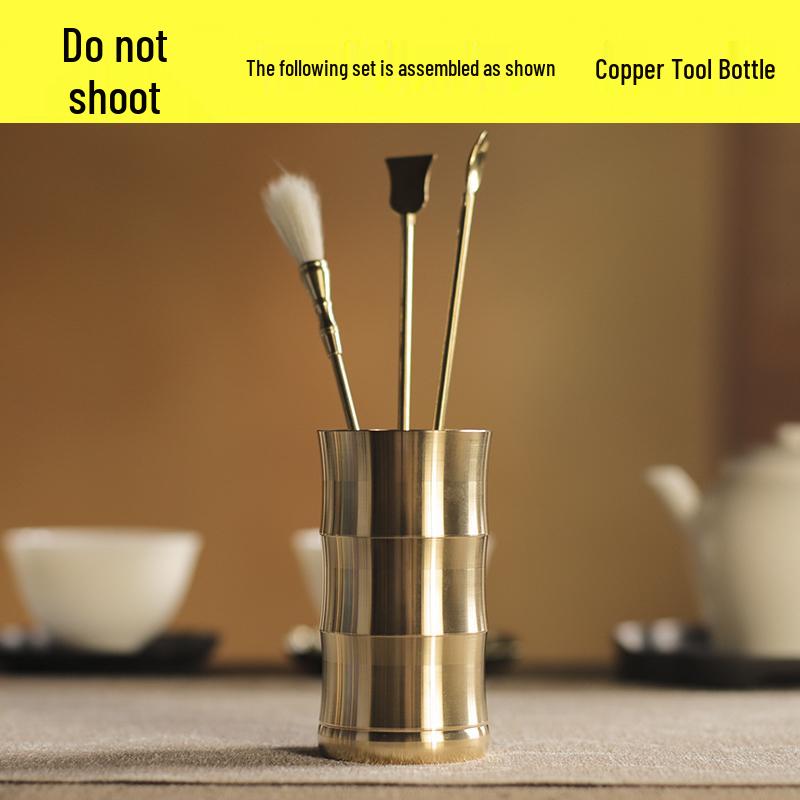 Kodo Set: Brass Ash Press Incense Burner & Pure Incense Powder with Dazuan Seal Mold for Home Use