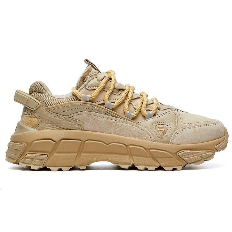 Fila Fusion Skyrunner Fabric Synthetic Leather Casual Low-Top Dad Sneakers Women Sneakers Sand T12W111101FSD