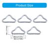 5 Pack Triangle Rings Buckle for Trampoline Replacement Repair Accessory Trampoline Triangle Buckle Trampoline V Rings