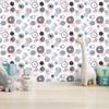 CHIHUT Removable Wallpaper Wall Dot Geometric Scandinavian Suitable for Sliding Interior Living TV Decorative Sheet Sticker, Decal, 44.5x600cm,