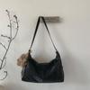 Casual Commuting Tote Bag, Soft Leather, Simple and Niche Single-shoulder Bag