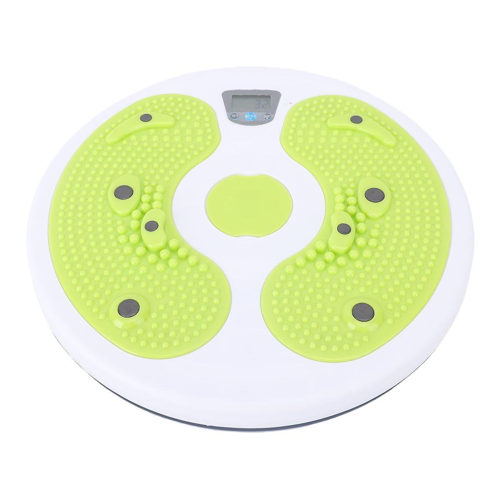 Abs Twist Board with Digital Counter PP Foot Massage Core Exercise Waist Twisting Disc for Home Gym
