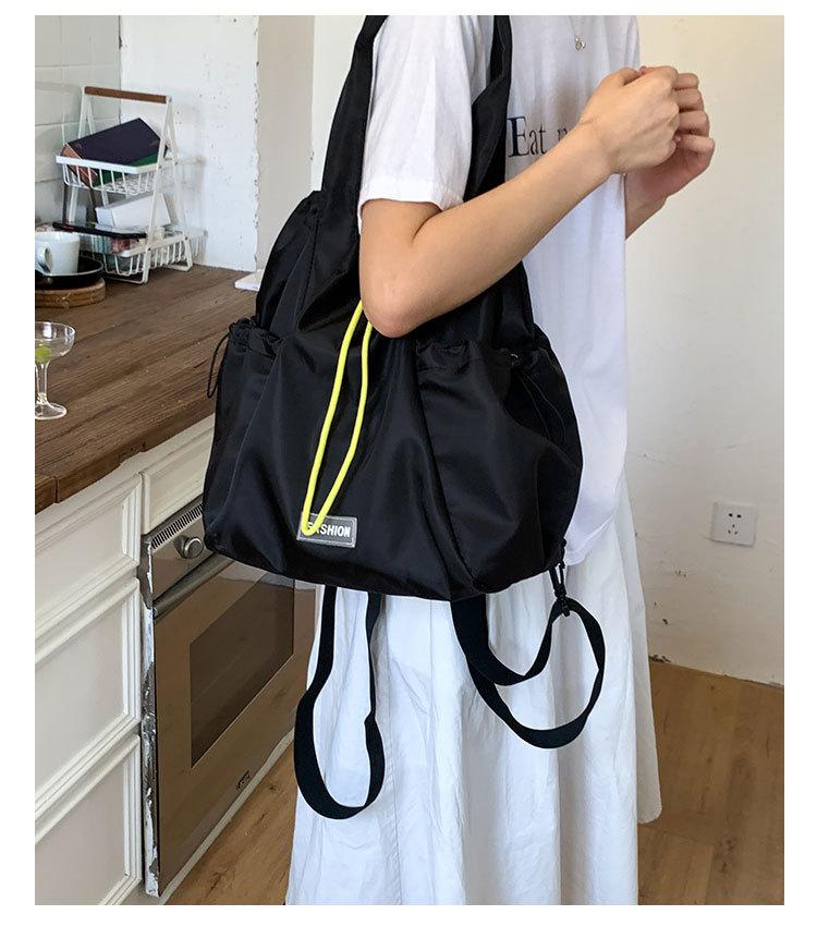 

2025 large capacity backpack new leisure bag niche light college students simple commuting class shoulder backpack