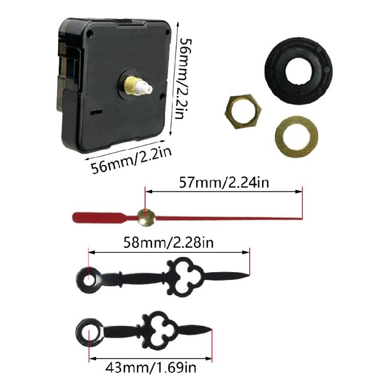 DIY Quartz Clock Movement Silent Kit Set Time Clocks Use Equipment