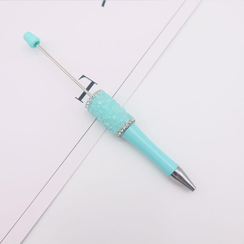 High-Quality Handmade Rhinestone Bead Stringing Pen - Cute Crystal Design for Labeling