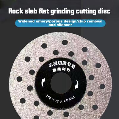 1Pc Porous Widened Rock Slabs Cutting Disc 100Mm Slate Flat Grinding Cutting Blade 3.93 Inch Cutting Blade For Stone Ceramic