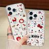 Hello Kitty Transparent Casing For Motorola Moto G60 G73 G53 G72 G52 G71 G22 G30 Edge 40 Pro G32 G30S 5G Cartoon Thin Phone Case