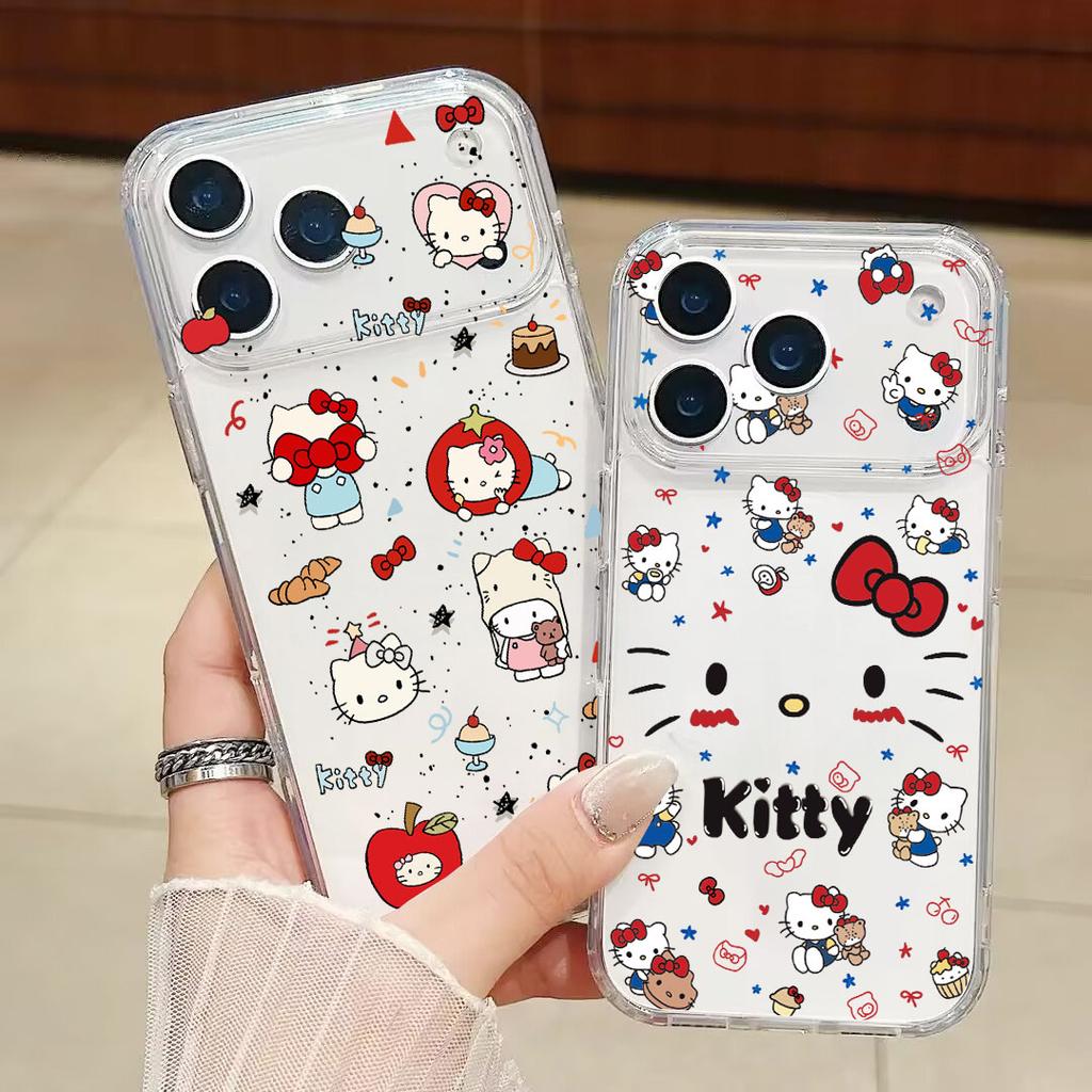 Hello Kitty Transparent Casing For Motorola Moto G60 G73 G53 G72 G52 G71 G22 G30 Edge 40 Pro G32 G30S 5G Cartoon Thin Phone Case