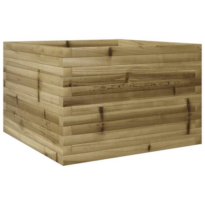 VidaXL Planter 70x70x45.5 Cm Impregnated Pine Wood, Outdoor Planter, Flower Box, Plant Box, Planter 847257