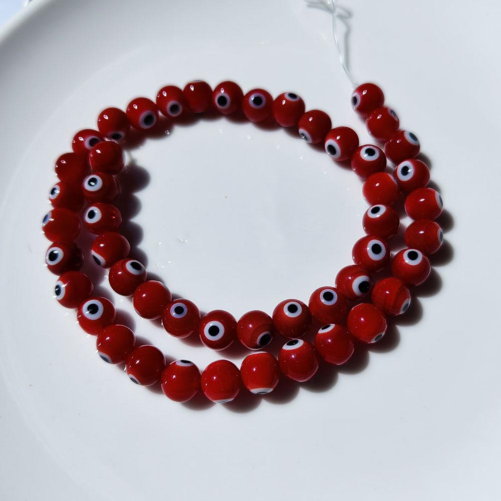 8mm Millefiori Devil Eye Glass Beads for DIY Bracelets & Necklaces